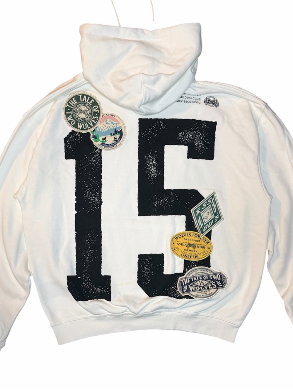 Darc Sport Tale Of Two Wolves Hoodie Size Medium - Picture 2 of 4
